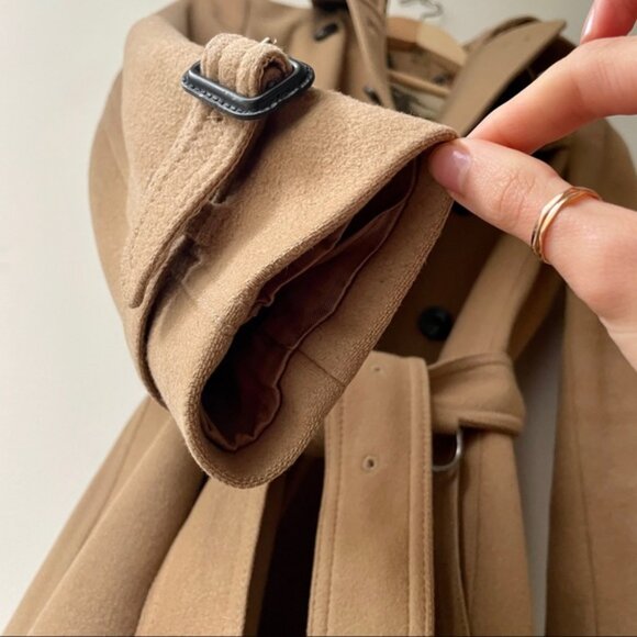 BURBERRY wool-cashmere trench coat - Picture 9 of 13